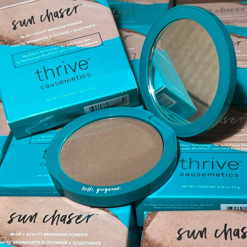 - (2) Thrive Causemetics Sun Chaser *Rhea* Shimmer Blur+Sculpt Bron…